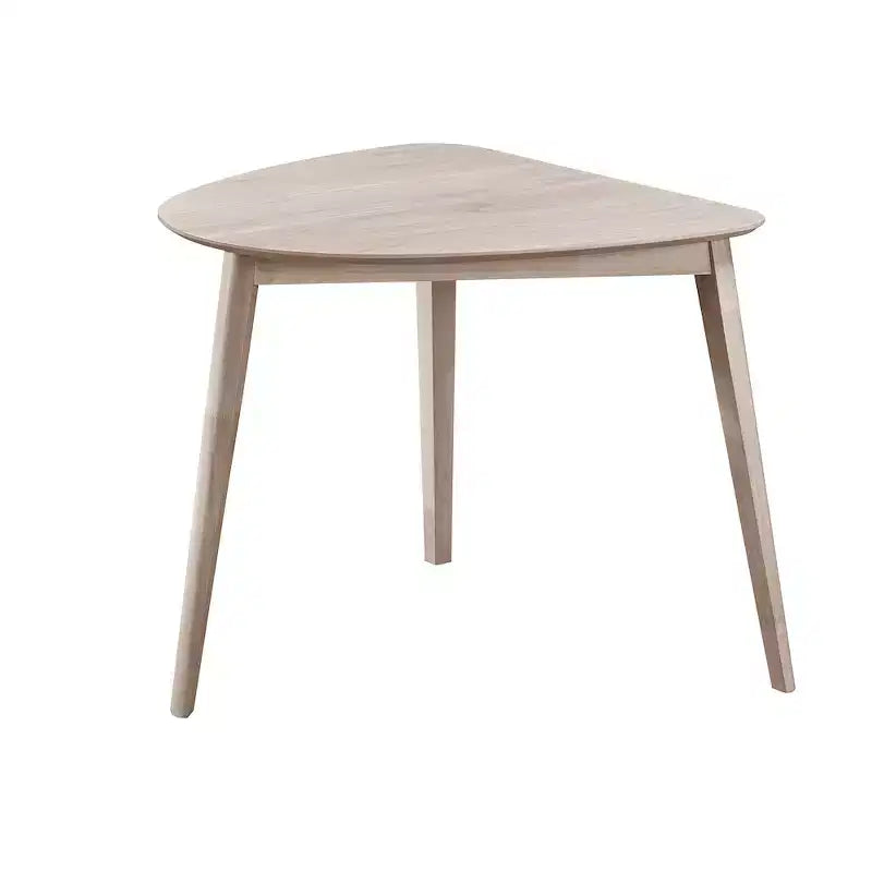 ,Oscar set da pranzo 3 pezzi in legno, Frassino bianco