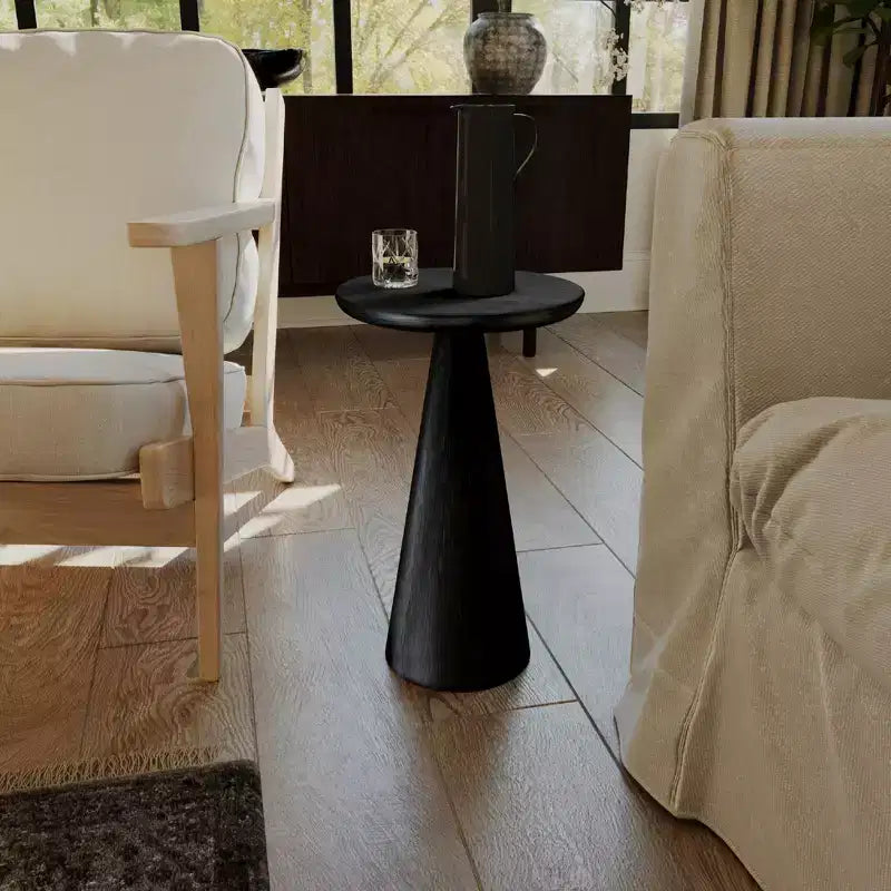 Tavolino da bibita rotondo rustico Owen 12x20
