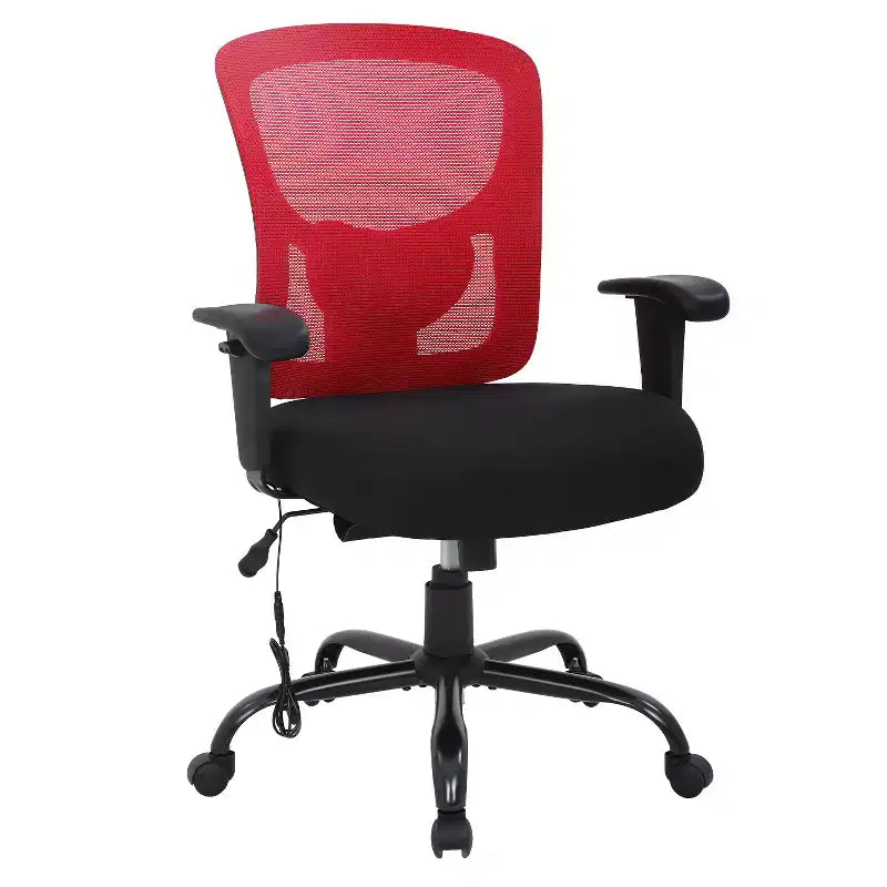 Sedia da ufficio ergonomica per persone alte e robuste 400 libbre Sedia da scrivania in rete per persone pesanti