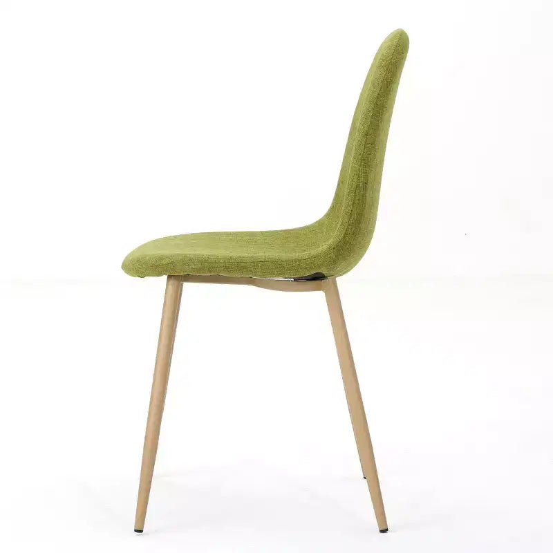 Sedie da pranzo Haleigh in tessuto imbottito, stile Mid-Century Modern