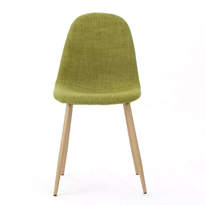 Sedie da pranzo Haleigh in tessuto imbottito, stile Mid-Century Modern