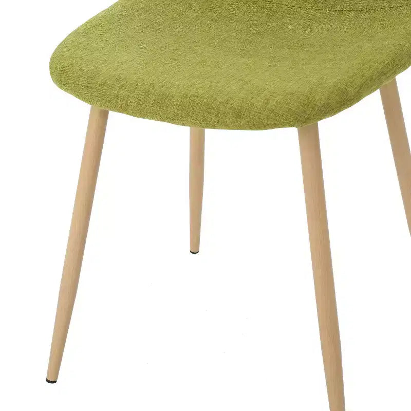 Sedie da pranzo Haleigh in tessuto imbottito, stile Mid-Century Modern