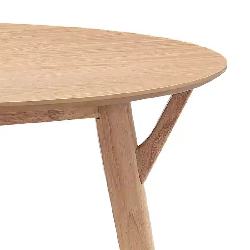 Tavolo da pranzo rotondo in legno da 42 pollici per 4 persone per la sala da pranzo