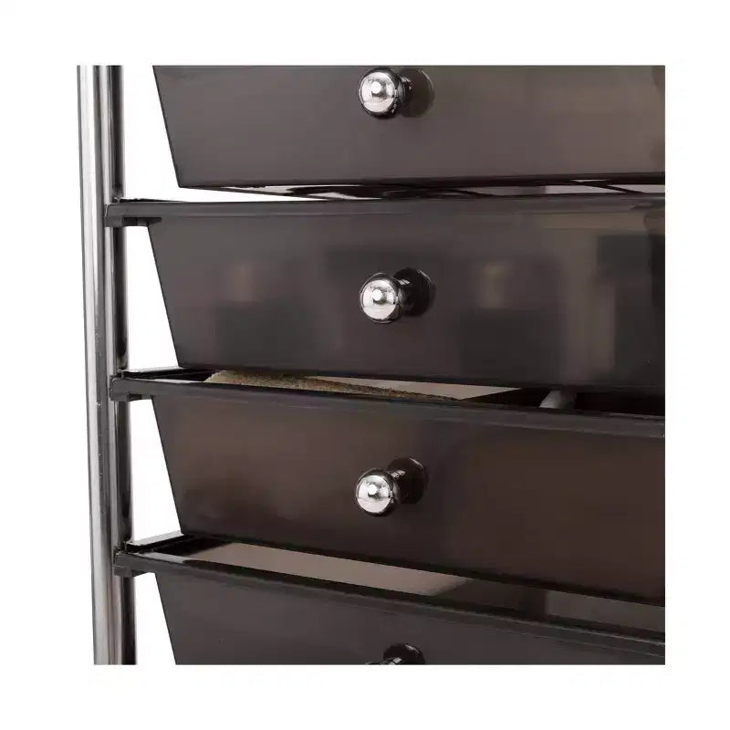 Carrello Contenitore a Rotelle con 10 Cassetti