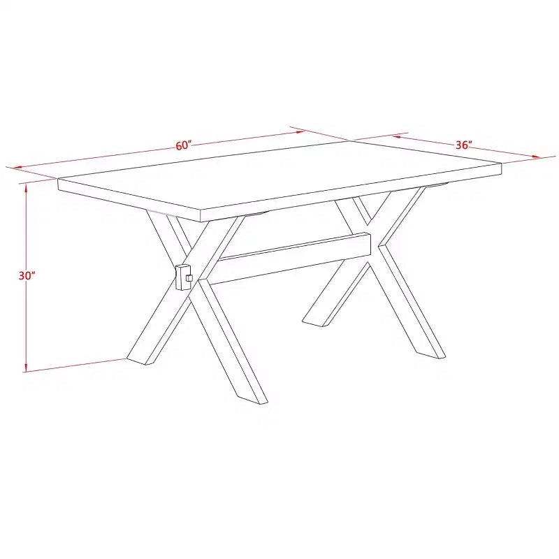 Tavolo da pranzo Belmont a 6 pezzi - 4 sedie da pranzo con tavolo da pranzo rettangolare e panca da pranzo - Finitura lino bianco e nero